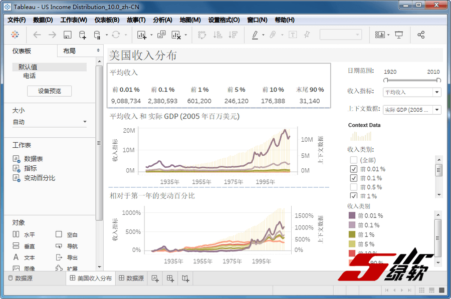 可视化图表数据分析软件 Tableau Desktop 2021.1.0 中文版