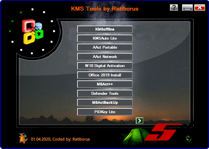 Windows/Office激活工具 KMS Tools Portable 01.02.2022 by Ratiborus 绿色版