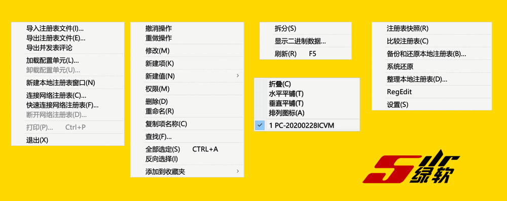 高级注册表编辑器 RegCool 1.319 中文绿色版