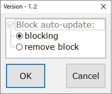 禁用Win10更新 Block auto-update v1.3 英文版