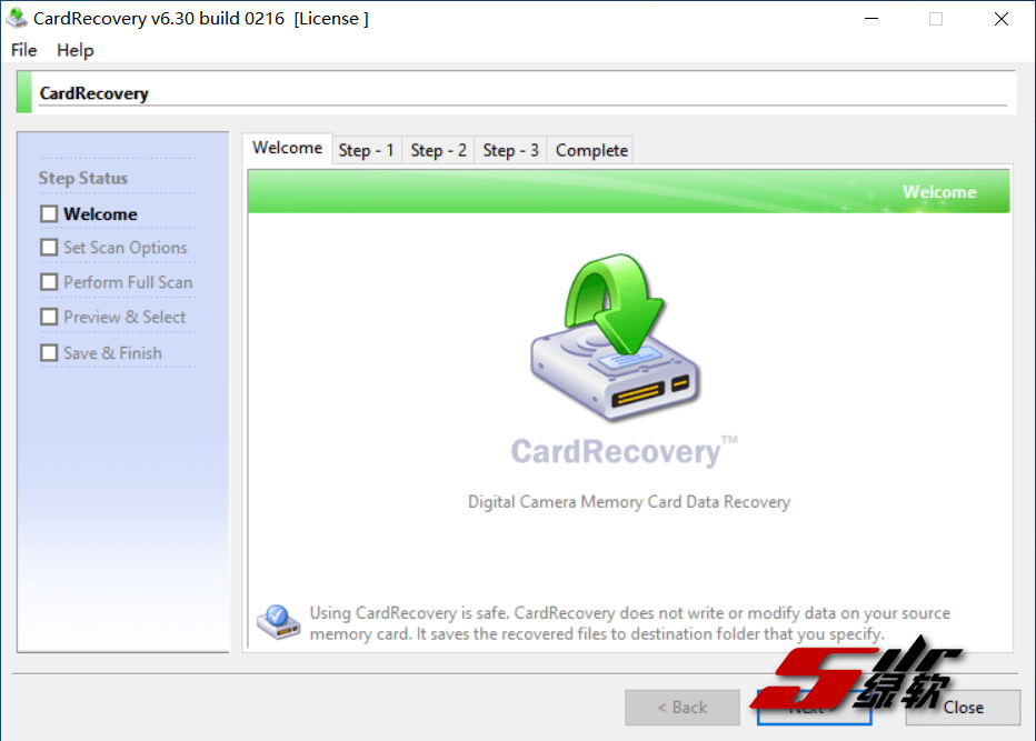 存储卡照片恢复软件 CardRecovery 6.30 Build 0216 英文版