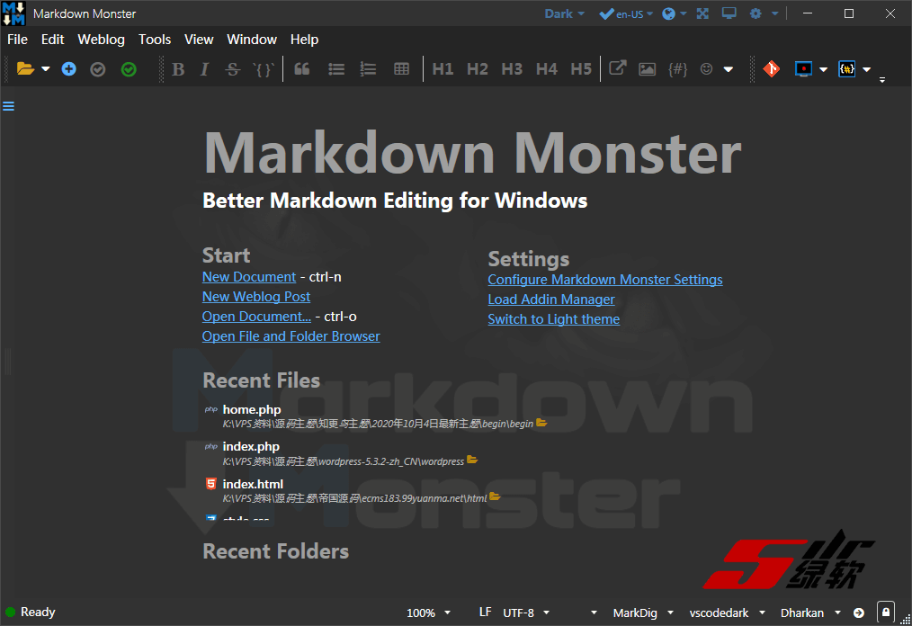 代码编辑器 Markdown Monster 2.5.1.0 英文版