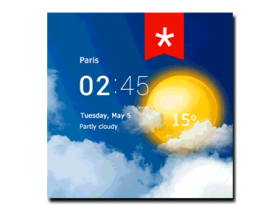 安卓透明时钟和天气 Transparent clock weather v5.8.1 高级版