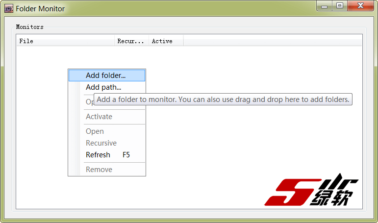 文件夹监视器 Folder Monitor 1.3.0 英文版