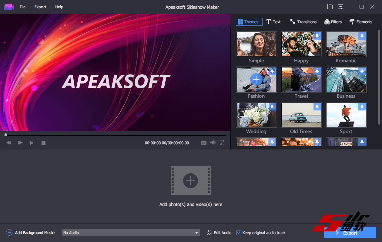 专业电子相册制作 Apeaksoft Slideshow Maker 1.0.28 英文版