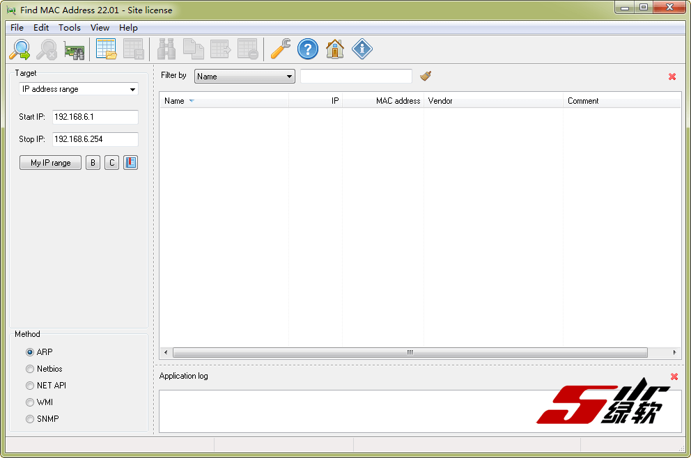 查找网络上计算机 MAC 地址 LizardSystems Find Mac Address 22.01 英文版