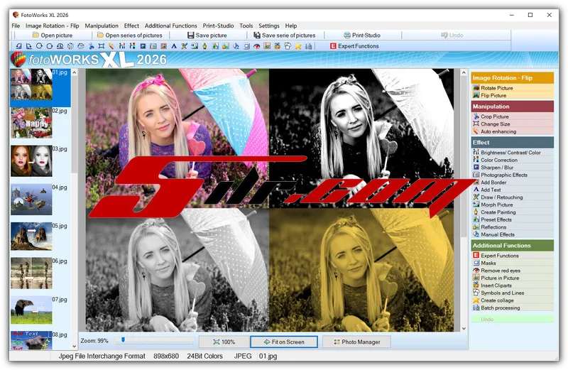 轻量级专业图像编辑与照片美化工具 FotoWorks XL 2026 v26.0.1 英文版